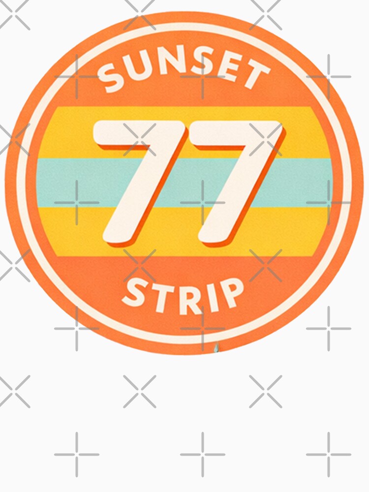 Vintage 77 Sunset Strip – Retro California Sunset by Versengold T-Shirts, Hoodie, Sweatshirt | BlankRebels.com (Image 3)