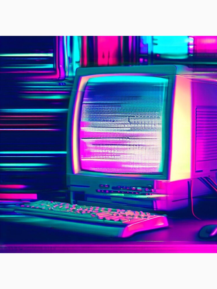 vaporwave computer by Donkey's Salad T-Shirts, Hoodie, Sweatshirt | BlankRebels.com (Image 2)