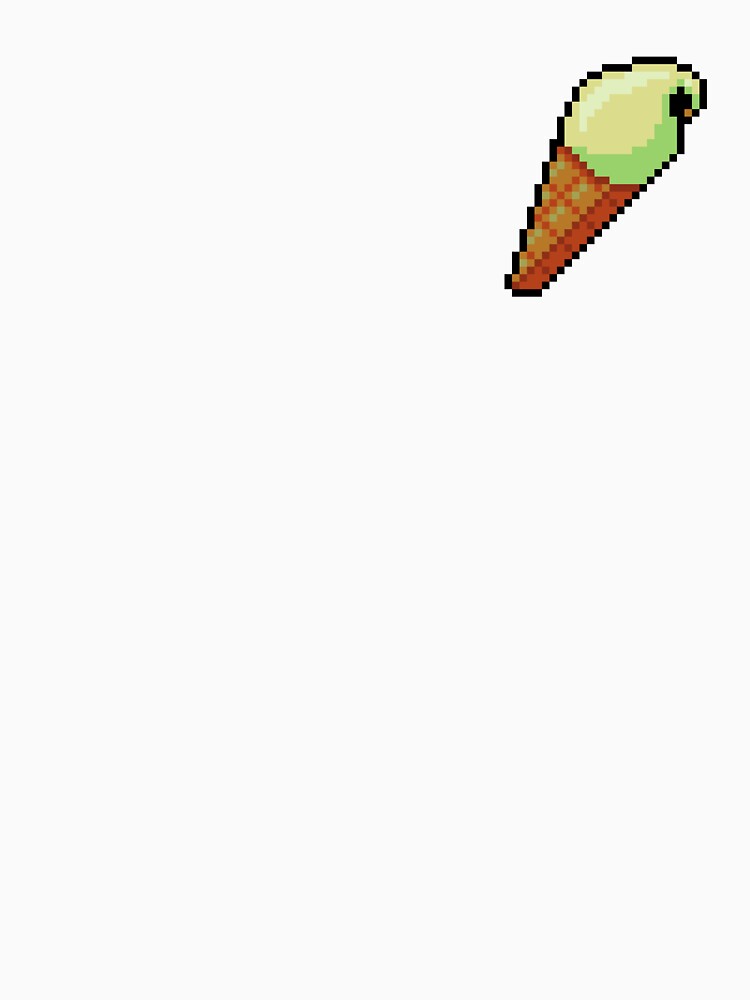 Pixel Soft Served Ice Cream - pixel food art by LittleFoodShop T-Shirts, Hoodie, Sweatshirt | BlankRebels.com (Image 3)