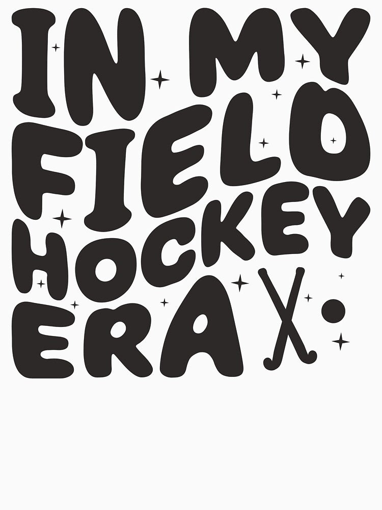In My Field Hockey Era Trendy Retro Graphic by PixelWaveBD T-Shirts, Hoodie, Sweatshirt | BlankRebels.com (Image 3)