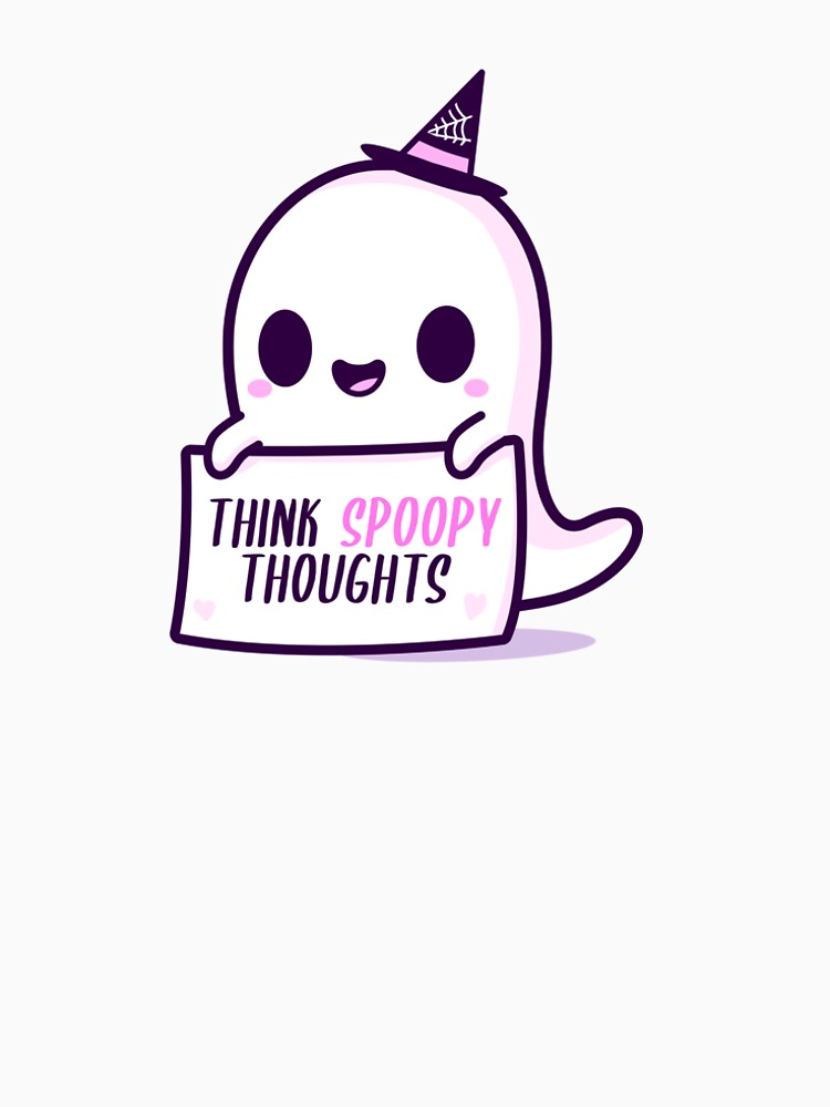 Positive kawaii ghost by lazybonesshop T-Shirts, Hoodie, Sweatshirt | BlankRebels.com (Image 2)