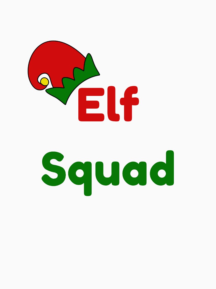 Elf Squad Funny Christmas Holiday Design by Quirky Creations T-Shirts, Hoodie, Sweatshirt | BlankRebels.com (Image 3)
