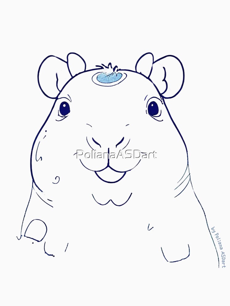 Gentle Dreamer Front Capybara Illustration T-Shirts, Hoodie, Sweatshirt