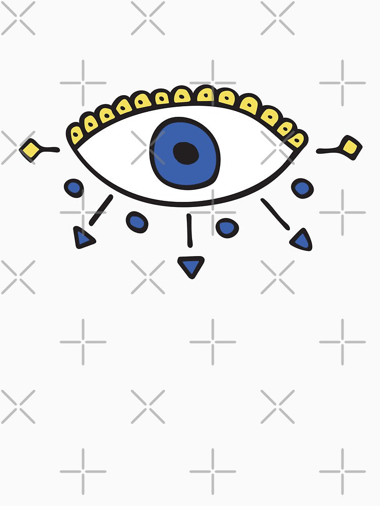 Blue Evil Eye Royal "Karma" by Mystikaa T-Shirts, Hoodie, Sweatshirt | BlankRebels.com (Image 3)