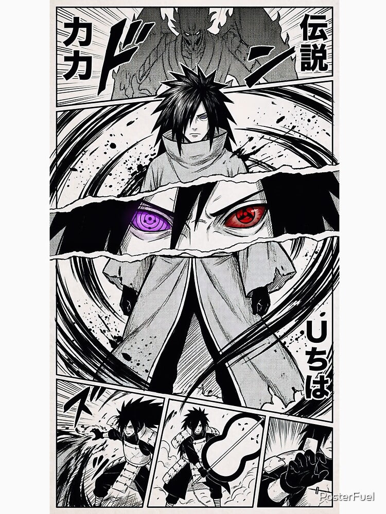 Eyes of Fate – Dark Manga Anime Art by PosterFuel