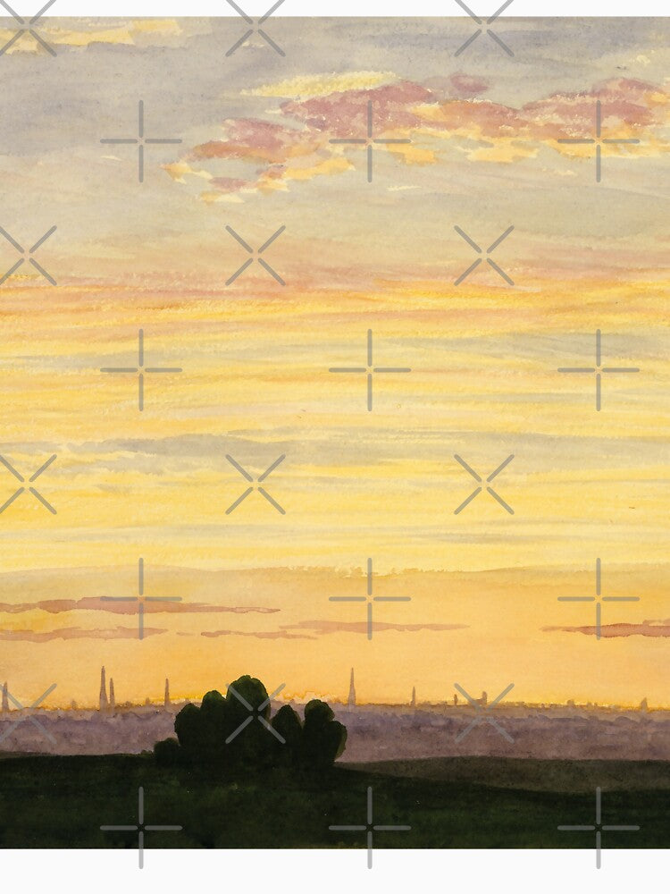 Sunset painting, Sunset Artwork, City and Sunset by danaJG T-Shirts, Hoodie, Sweatshirt | BlankRebels.com (Image 3)