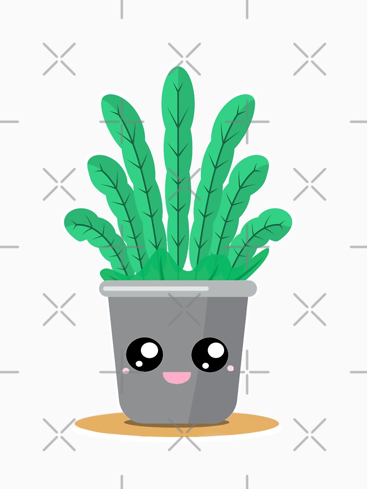 Cute Kawaii Cacti House Plant Masks, Stickers and Leggings for Plant Mum by Yellow Coffee T-Shirts, Hoodie,... (Image 3)