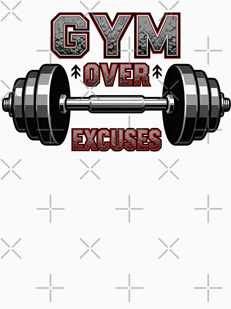 Gym Over Excuses by Dxvect T-Shirts, Hoodie, Sweatshirt | BlankRebels.com (Image 3)