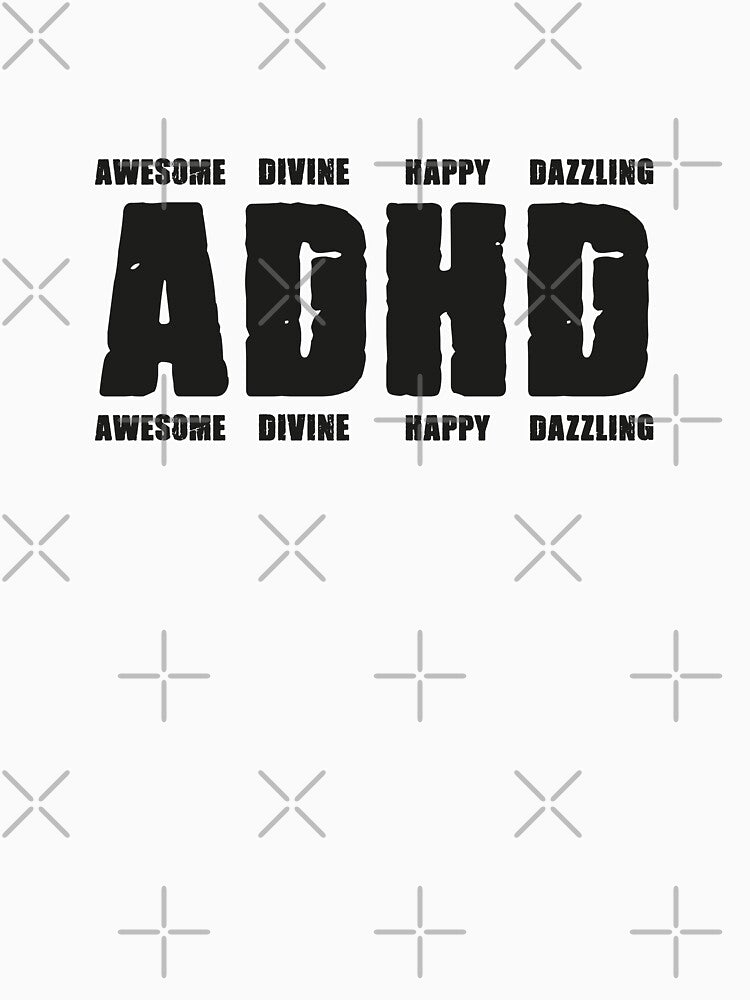 ADHD is Awesome ADHD Awareness by Status71 T-Shirts, Hoodie, Sweatshirt | BlankRebels.com (Image 3)