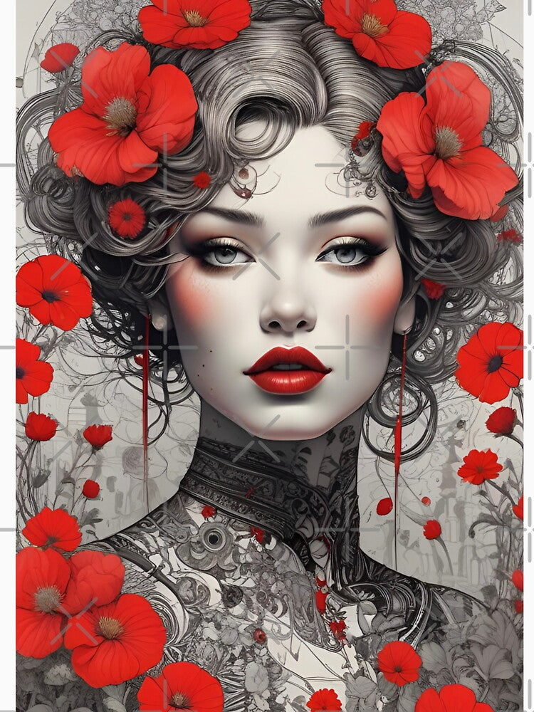Poppy Tattoo by Raine2Shine T-Shirts, Hoodie, Sweatshirt | BlankRebels.com (Image 3)