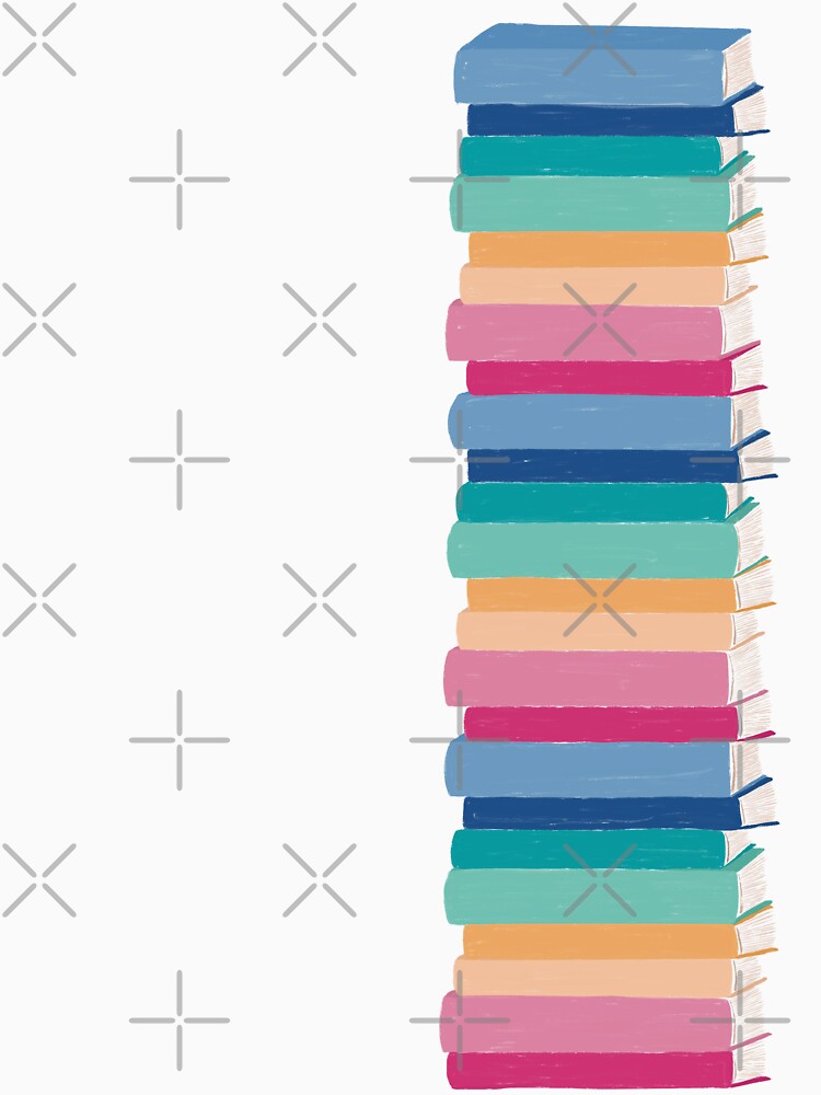 Stack of books by JennyPrintsUK T-Shirts, Hoodie, Sweatshirt | BlankRebels.com (Image 3)