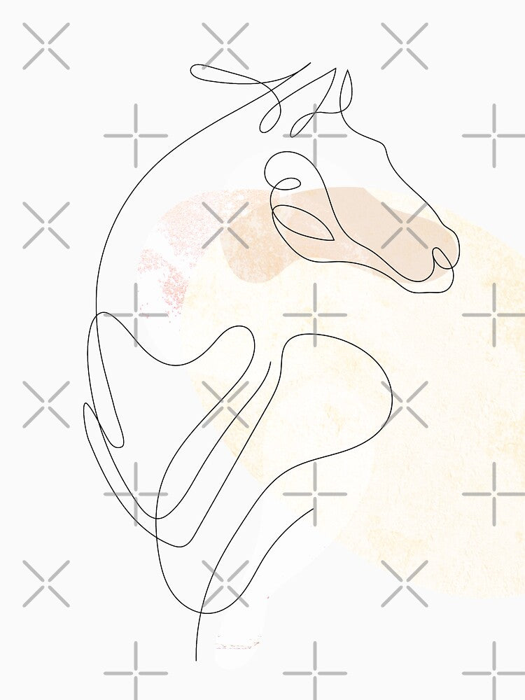 Horse simple line by SurfolioPrints T-Shirts, Hoodie, Sweatshirt | BlankRebels.com (Image 3)