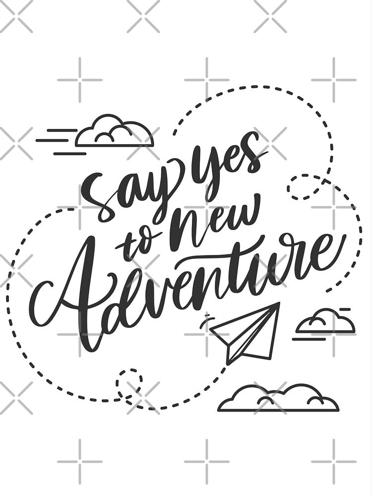 Adventure Lettering With Clouds by artPS T-Shirts, Hoodie, Sweatshirt | BlankRebels.com (Image 3)