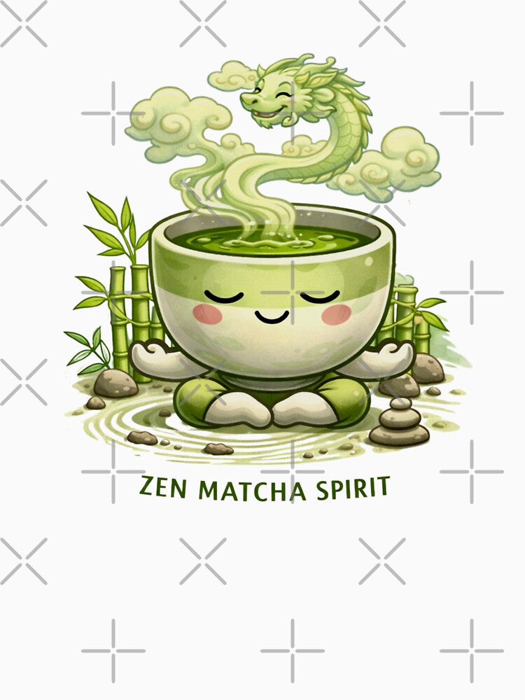 Japan Zen Matcha Spirit - Cute Kawaii by Myra365Art T-Shirts, Hoodie, Sweatshirt | BlankRebels.com (Image 3)
