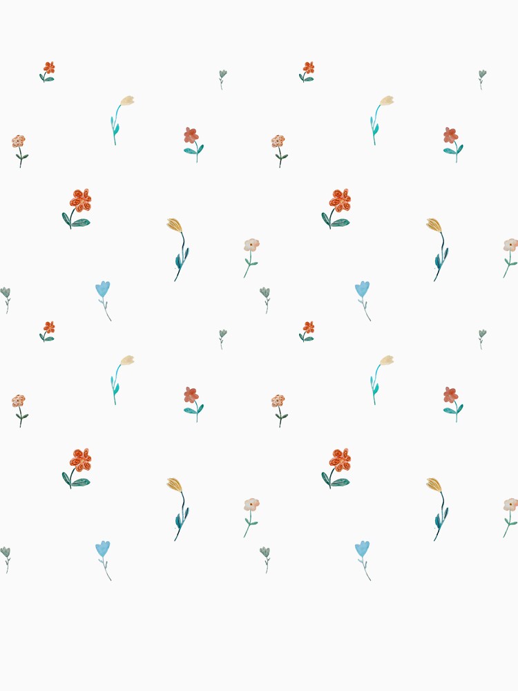 Flowers sketch flora seamless pattern a watercolor by Yana Mustafina | Boho Soulful Designs T-Shirts, Hoodie,... (Image 3)