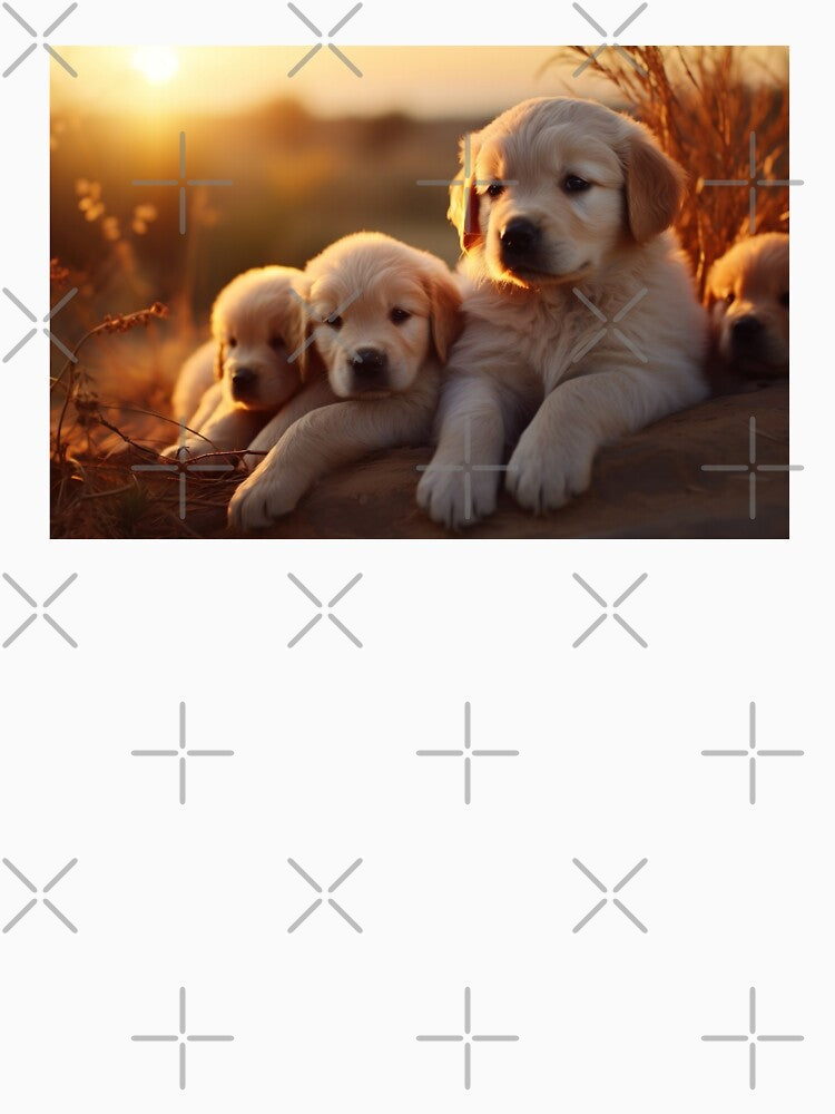 Golden Retriever Puppies by TheAnimalZ00 T-Shirts, Hoodie, Sweatshirt | BlankRebels.com (Image 3)