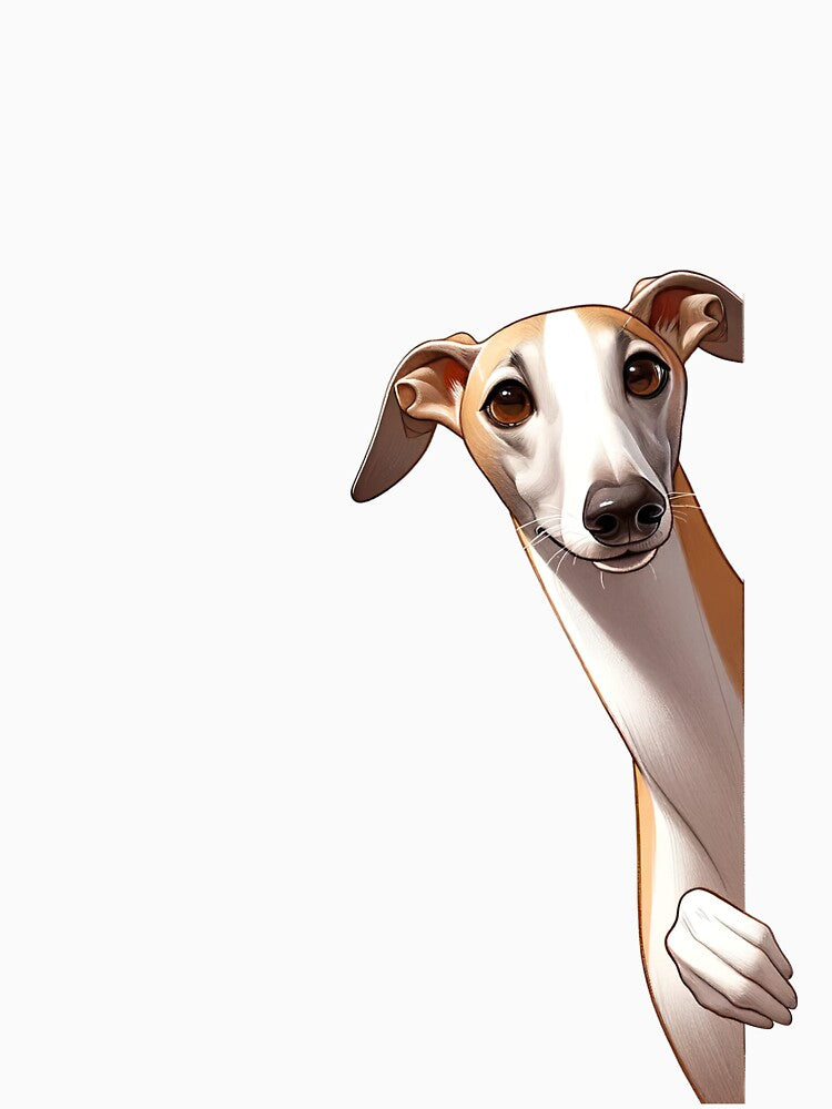Peeking Greyhound - Black by FoxfireStardust T-Shirts, Hoodie, Sweatshirt | BlankRebels.com (Image 3)