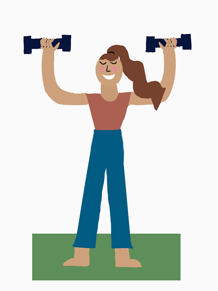 Workout girl by sylviekpdx T-Shirts, Hoodie, Sweatshirt | BlankRebels.com (Image 3)