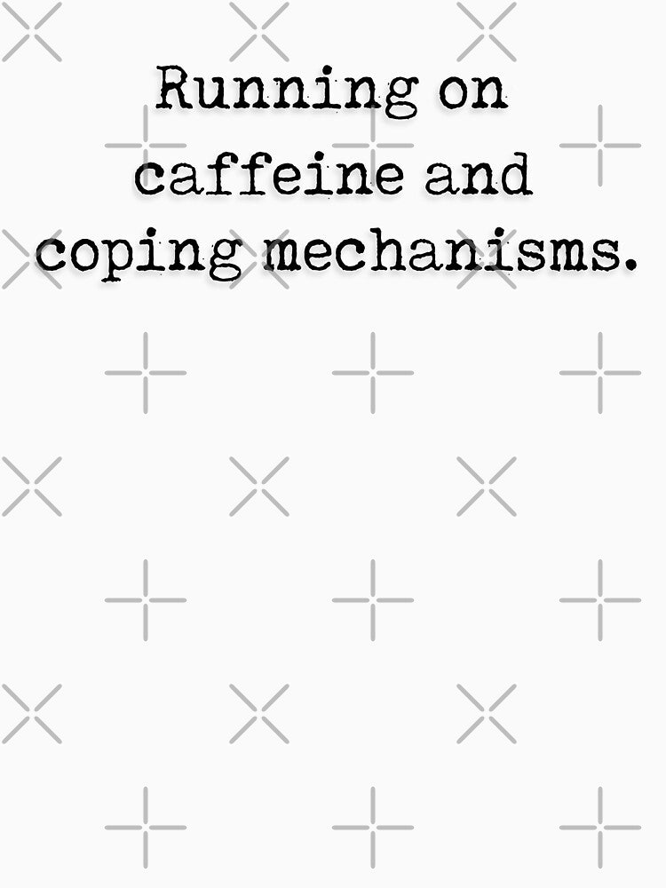 Caffeine and coping by Relatable Tees Hoodie, Sweatshirt | BlankRebels.com (Image 3)