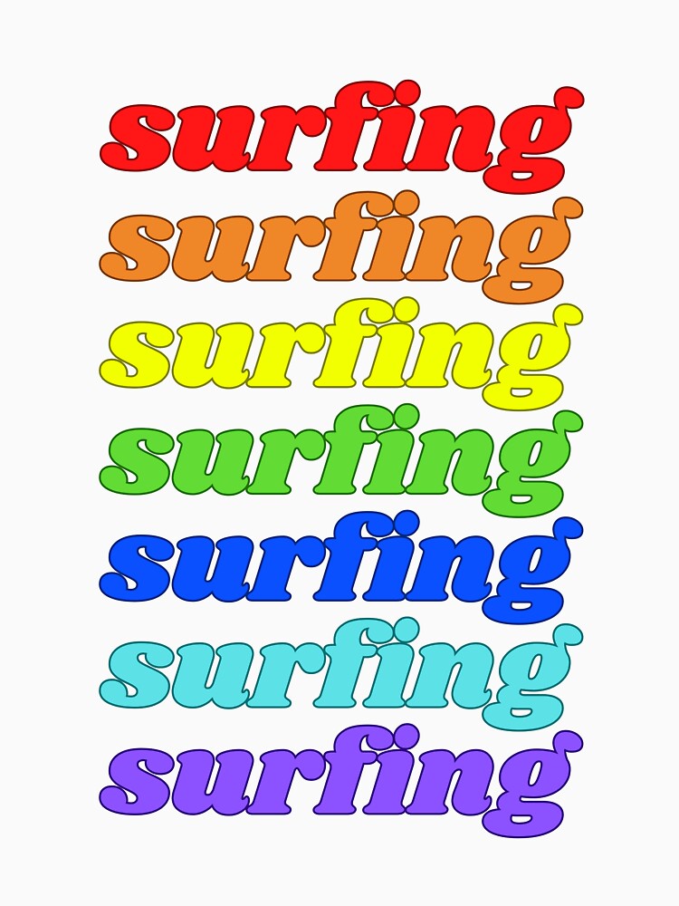 Surfing Rainbow T-Shirts, Hoodie, Sweatshirt