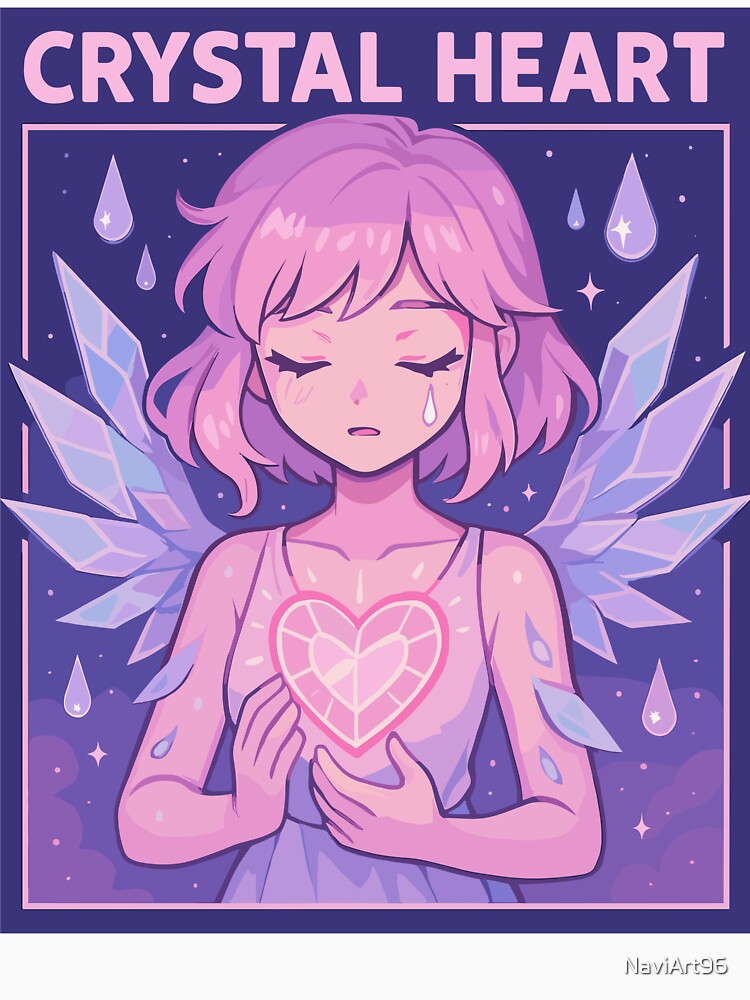 Crystal Heart by NaviArt96 T-Shirts, Hoodie, Sweatshirt | BlankRebels.com (Image 3)