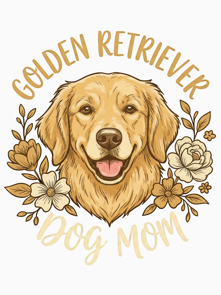 Golden Retriever Dog Mom by RockitBaby T-Shirts, Hoodie, Sweatshirt | BlankRebels.com (Image 3)