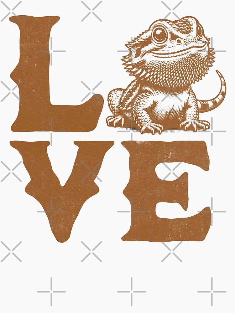 LOVE Bearded Dragons Beardie Lover by KLArtzStore T-Shirts, Hoodie, Sweatshirt | BlankRebels.com (Image 3)