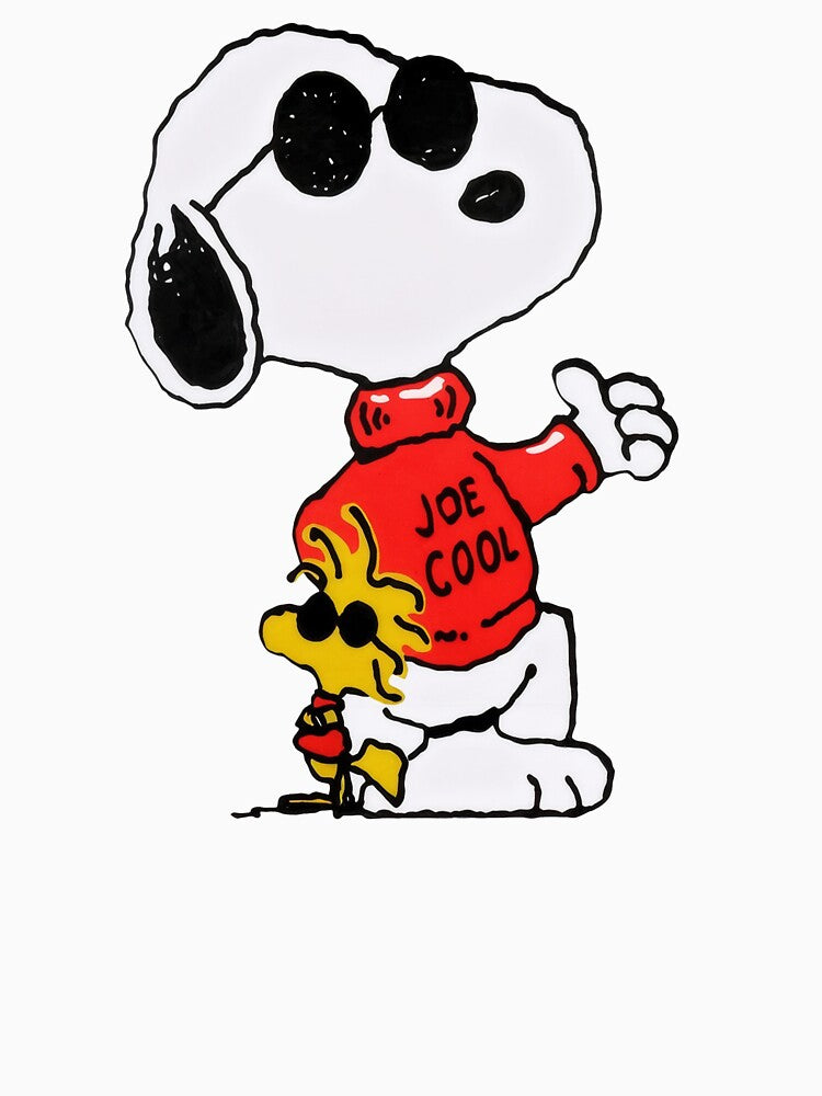 Joe Cool Snoopy and Woodstock Rocking Out by Dimeure-ART