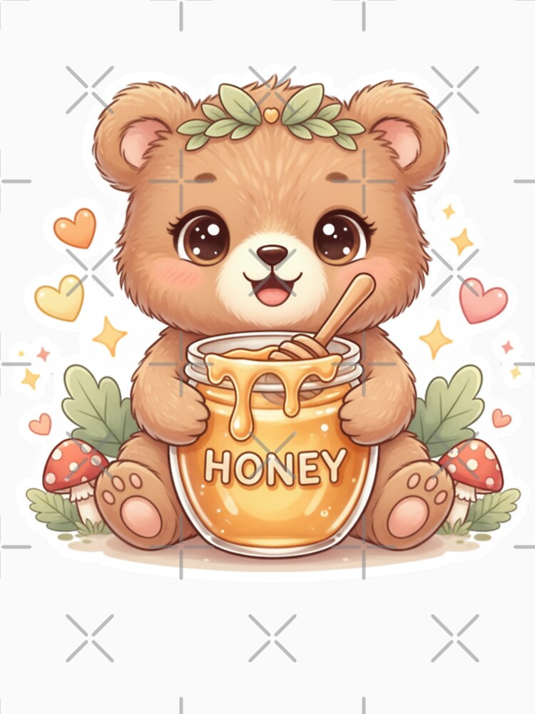 Honey Bear by SimonsDesignArt T-Shirts, Hoodie, Sweatshirt | BlankRebels.com (Image 2)