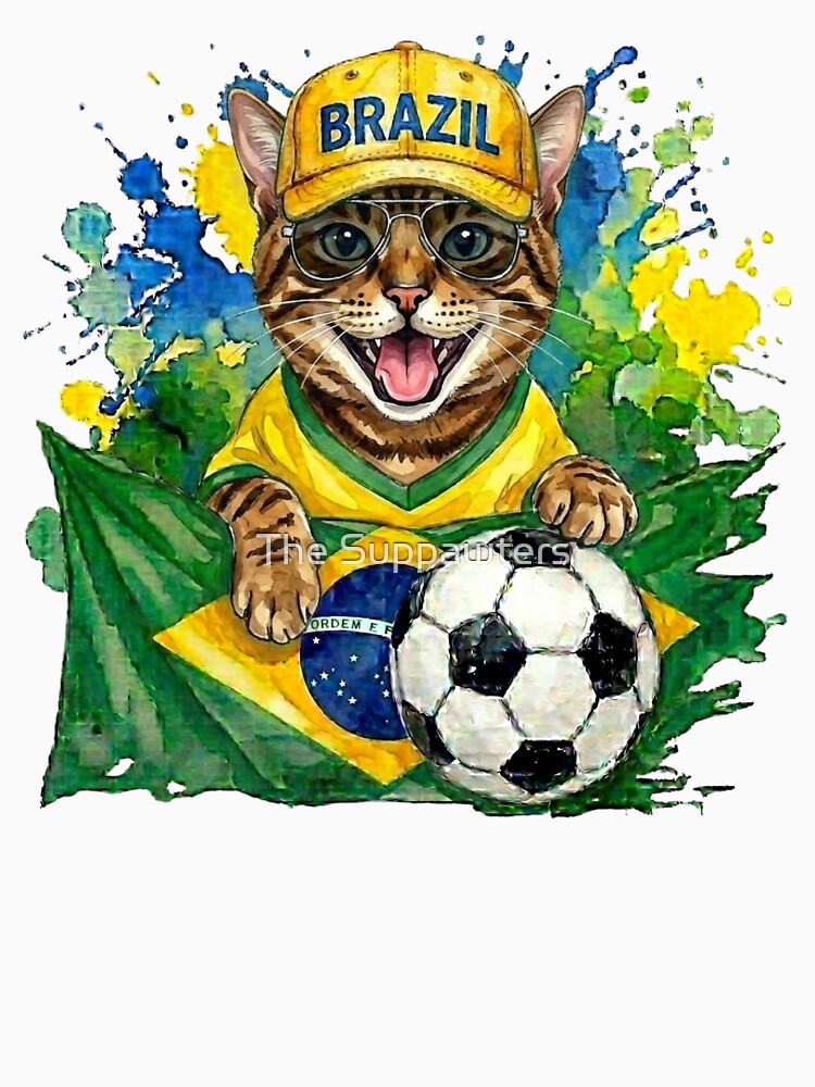 Brazilian shorthair cat World Cup Brazil Suppawter by The Suppawters