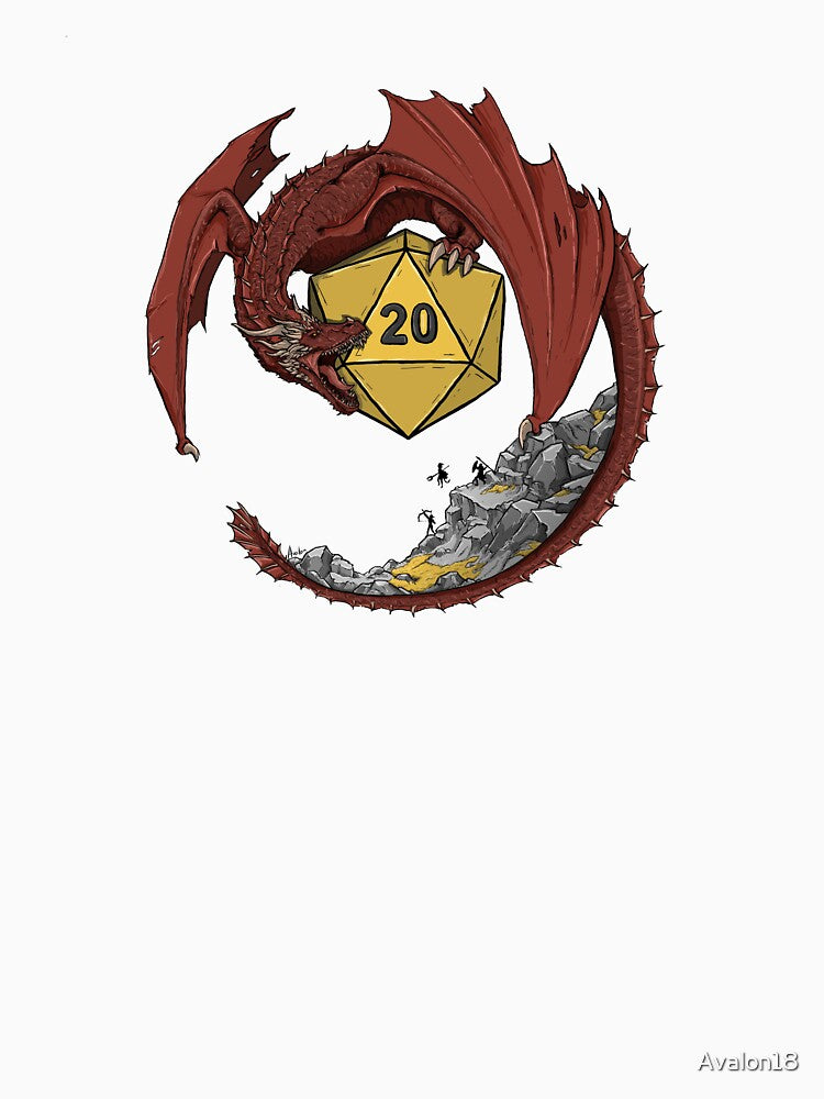 DnD - DM symbol by Avalon18 T-Shirts, Hoodie, Sweatshirt | BlankRebels.com (Image 3)