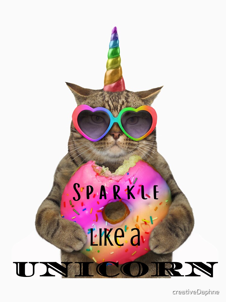 Sparkle like a unicorn by creativeDaphne T-Shirts, Hoodie, Sweatshirt | BlankRebels.com (Image 3)