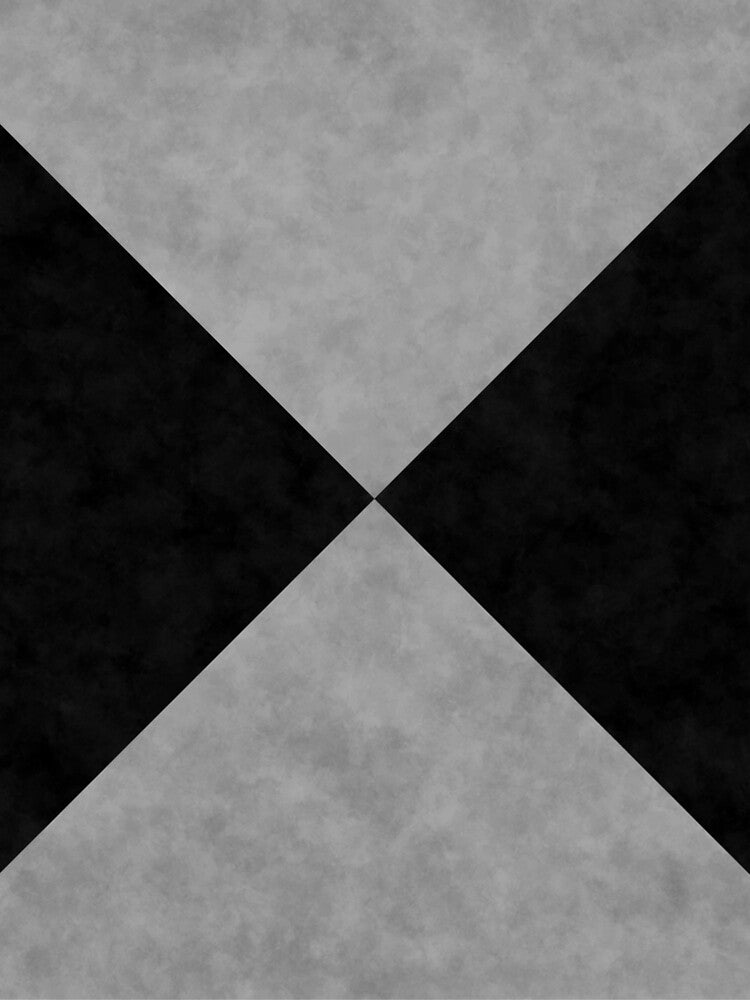 Monochrome Geometric Saltire: Dark Grunge Minimalist X by pluielegere T-Shirts, Hoodie, Sweatshirt (Image 2)