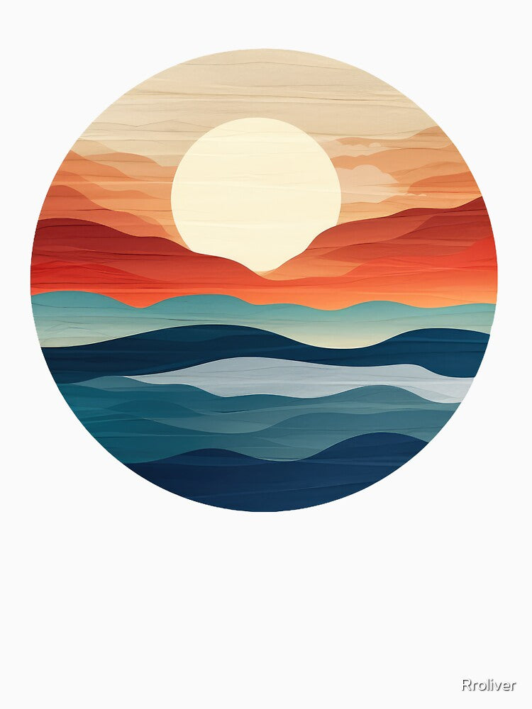 Southwestern Style Sunset, Mountain Valley Sunset by Rroliver T-Shirts, Hoodie, Sweatshirt | BlankRebels.com (Image 3)