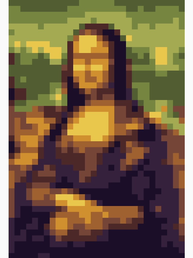 Pixel Monalisa by alexfrederico