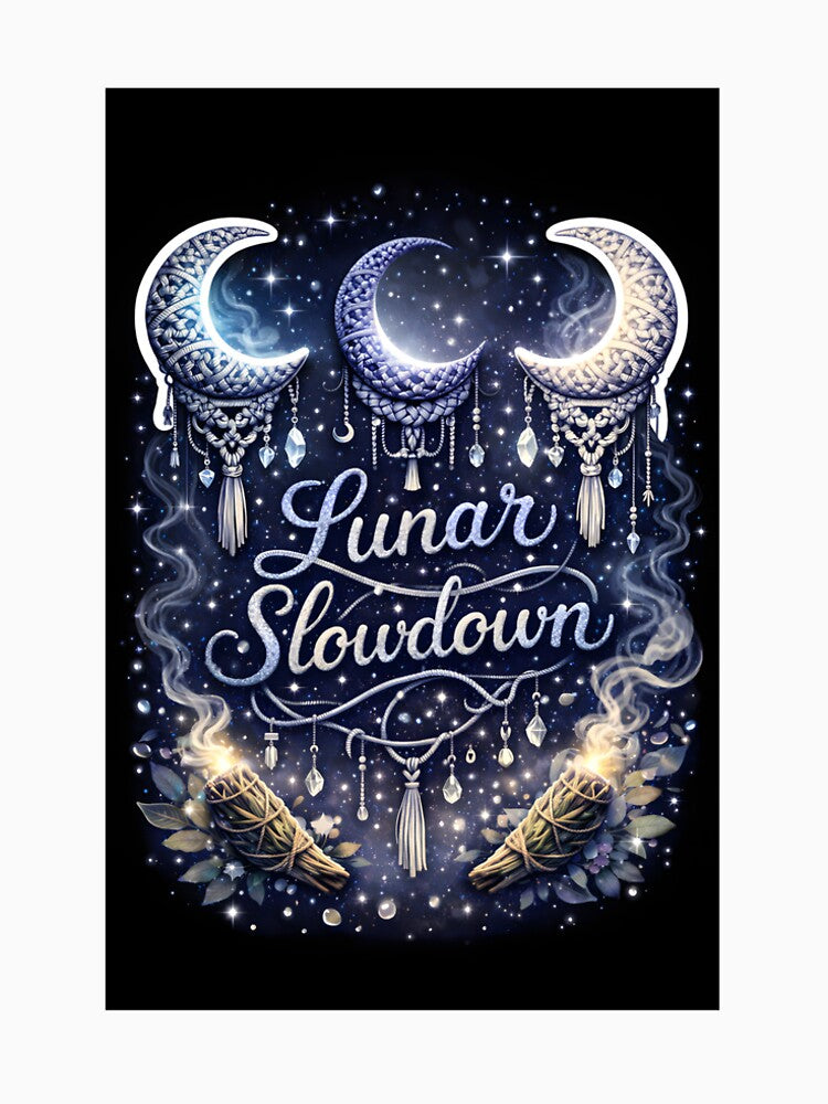 Lunar Slowdown Macrame Moons by Elloracomplex T-Shirts, Hoodie, Sweatshirt | BlankRebels.com (Image 2)