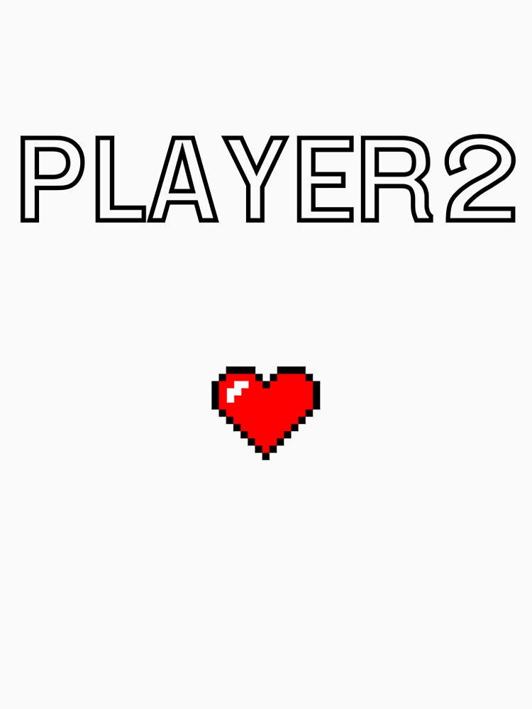 Player 2 Valentine Couple Shirt by Pahjongg Hoodie, Sweatshirt | BlankRebels.com (Image 2)