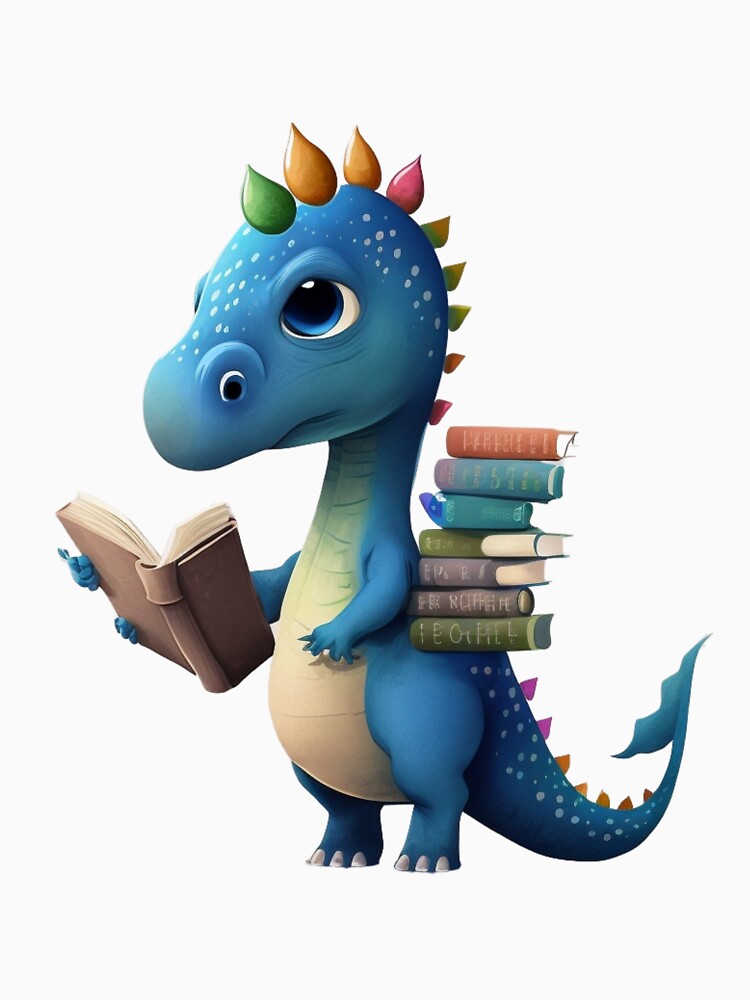 Book dinosaur by fattim3 T-Shirts, Hoodie, Sweatshirt | BlankRebels.com (Image 3)