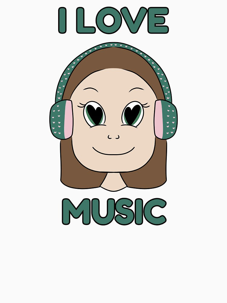 I LOVE MUSIC by HugSomeNettles T-Shirts, Hoodie, Sweatshirt | BlankRebels.com (Image 3)