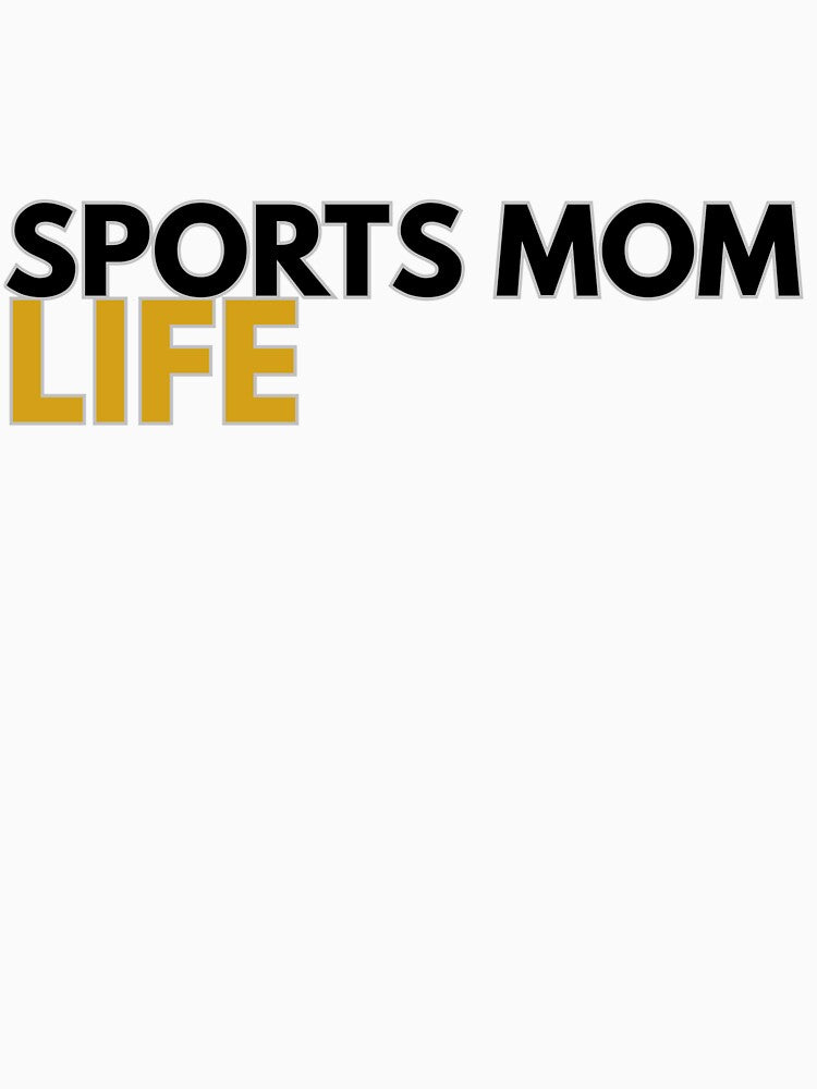 Sports Mom Life Shirt — Funny Gift for Soccer Baseball Football Moms by PlayTrackCo