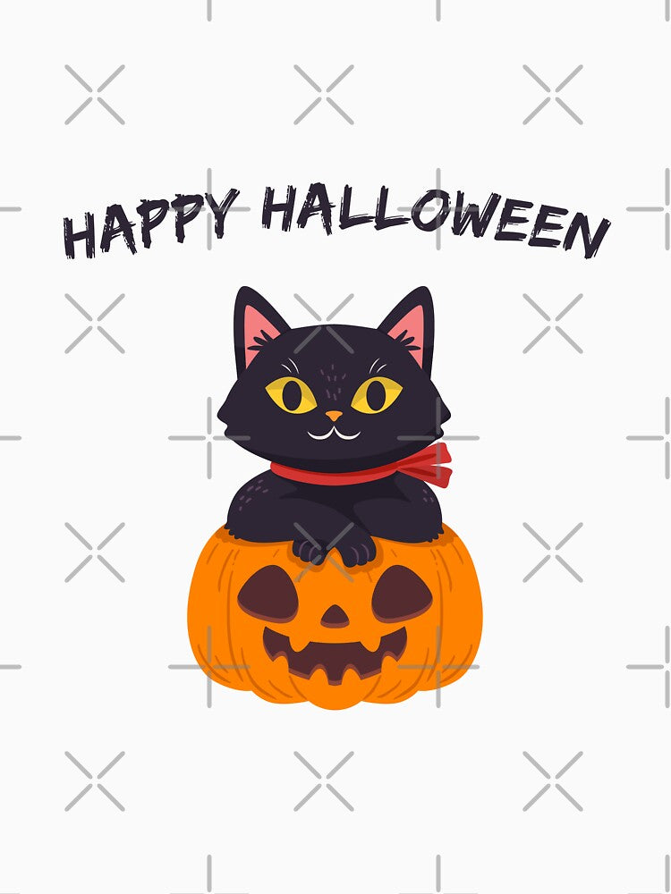 Happy Halloween Cat - cute by MJLdesigns T-Shirts, Hoodie, Sweatshirt | BlankRebels.com (Image 3)
