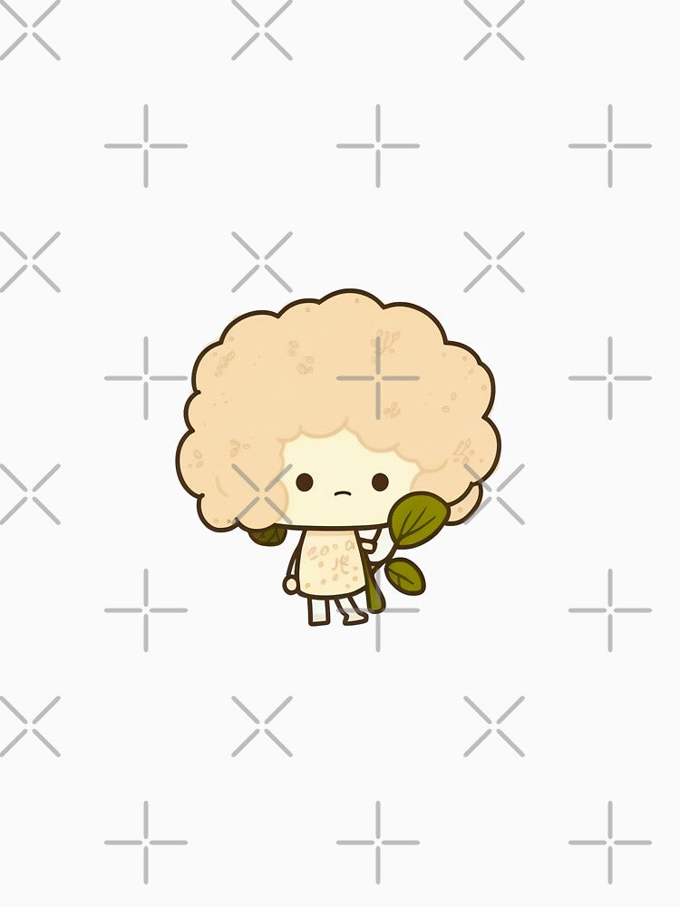Cauliflower Vegetable Cute Chibi Kawaii T-Shirts, Hoodie, Sweatshirt