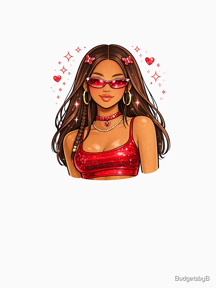 y2k pop girlie red by BudgetsbyB T-Shirts, Hoodie, Sweatshirt | BlankRebels.com (Image 3)