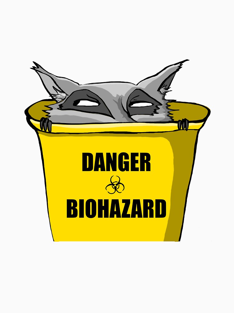 Rascale the biohazard by Raccoona Matata T-Shirts, Hoodie, Sweatshirt | BlankRebels.com (Image 3)