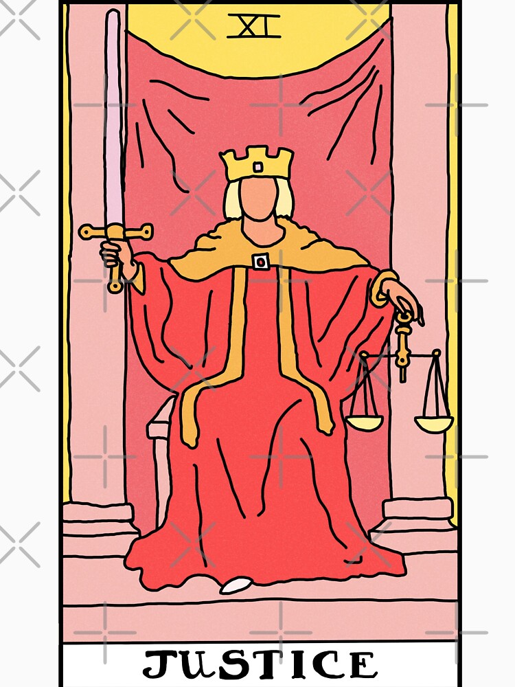 Justice Tarot Card by RubyGoesBananas T-Shirts, Hoodie, Sweatshirt | BlankRebels.com (Image 3)