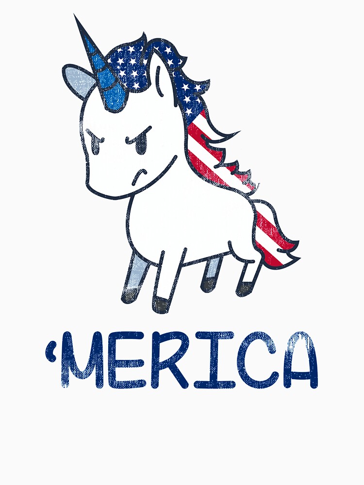 Americorn Funny Unicorn America Or Merica by Studio520 T-Shirts, Hoodie, Sweatshirt | BlankRebels.com (Image 3)