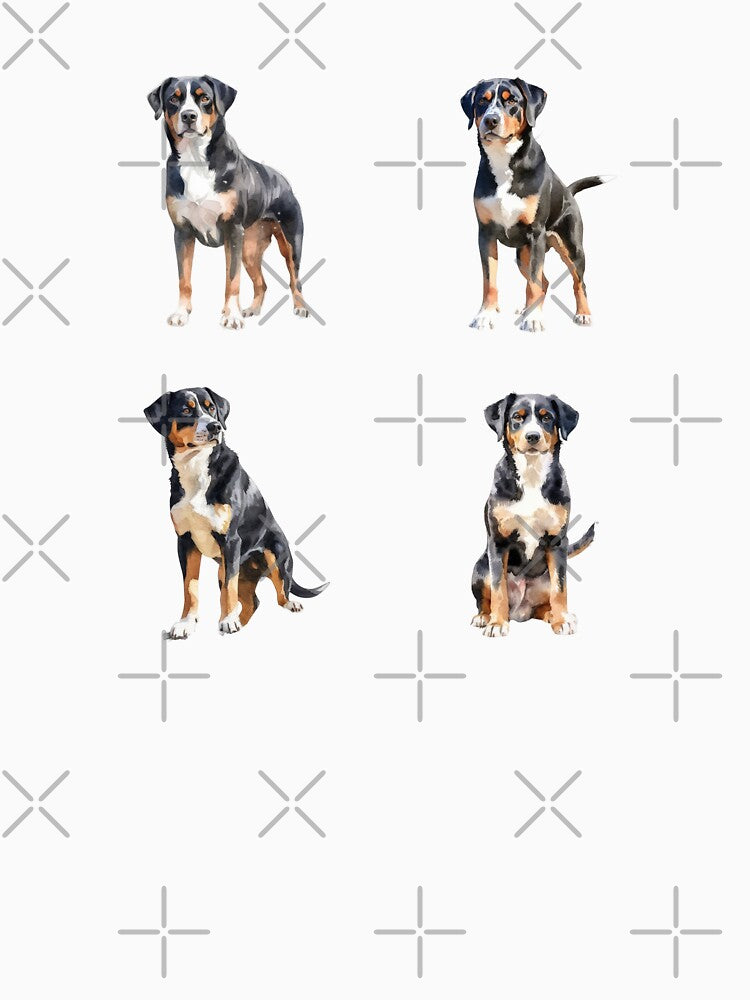 Cute Entlebucher Mountain Dogs by TheAnimalZ00 T-Shirts, Hoodie, Sweatshirt | BlankRebels.com (Image 3)