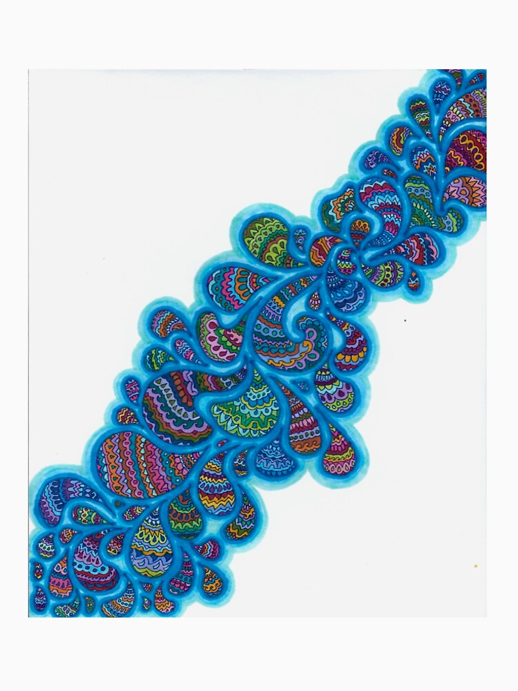 Groovy Raindrop Doodle by Hannah Staab T-Shirts, Hoodie, Sweatshirt | BlankRebels.com (Image 2)