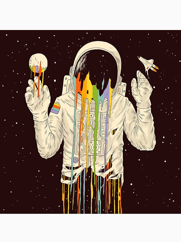 A Colorful Of Existence Astronaut by skeierleber4327 T-Shirts, Hoodie, Sweatshirt | BlankRebels.com (Image 3)