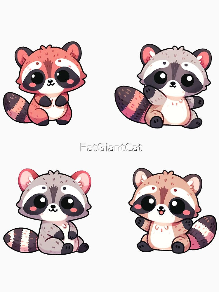 Raccoon by FatGiantCat T-Shirts, Hoodie, Sweatshirt | BlankRebels.com (Image 3)